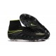 Nike HyperVenom Phantom II FG Football Crampons Noir Volt