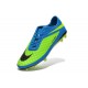 Nouveau Nike Hypervenom Phantom FG Chaussure de Football Hommes Vert Bleu Noir