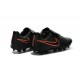 2016 Chaussure de Football Nike Magista Opus II FG Hommes Noir Carmin