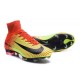 Chaussures de football Nike Mercurial Superfly 5 FG Pas Cher Rouge Volt Noir