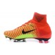 Chaussures de football Nike Mercurial Superfly 5 FG Pas Cher Rouge Volt Noir