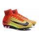 Chaussures de football Nike Mercurial Superfly 5 FG Pas Cher Rouge Volt Noir