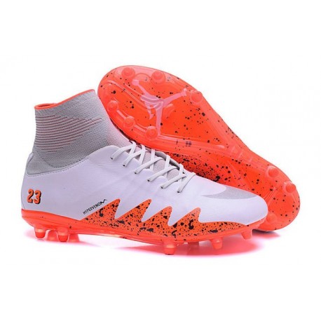 Nike HyperVenom Phantom II FG Football Crampons Neymar x Jordan Orange Blanc