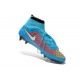 Nouvelle Crampons Nike Magista Obra FG Hommes Bleu Noir Blanc