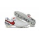 Chaussures Nike Tiempo Legend 6 FG Pas Cher Blanc Rouge