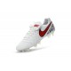 Chaussures Nike Tiempo Legend 6 FG Pas Cher Blanc Rouge