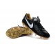 Nike 2016 Chaussures Nike Tiempo Legend VI FG Noir Blanc Or