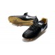 Nike 2016 Chaussures Nike Tiempo Legend VI FG Noir Blanc Or