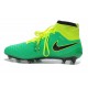 2014 Chaussure de Football Nike Magista Obra FG Vert Noir Jaune