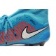 Nouvelle Crampons Nike Magista Obra FG Hommes Bleu Noir Blanc