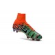 Nouvelles Crampons Nike Mercurial Superfly 5 FG Nike Mercurial x EA Sports Orange Vert Bleu Noir