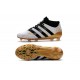 2016 Chaussures adidas ACE 16.1 Primeknit FG/AG Noir Blanc Or