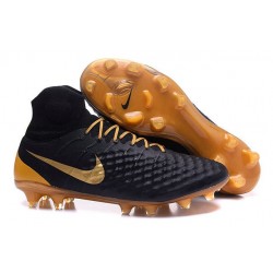 Chaussures de football pour Hommes Nike Magista Obra II FG Noir Or