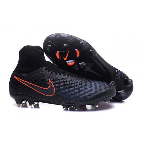 Chaussures de football pour Hommes Nike Magista Obra II FG Noir Carmin