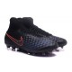 Chaussures de football pour Hommes Nike Magista Obra II FG Noir Carmin