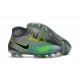 Chaussures de football pour Hommes Nike Magista Obra II FG Platine Noir Vert