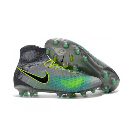 Chaussures de football pour Hommes Nike Magista Obra II FG Platine Noir Vert