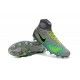 Chaussures de football pour Hommes Nike Magista Obra II FG Platine Noir Vert