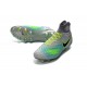 Chaussures de football pour Hommes Nike Magista Obra II FG Platine Noir Vert