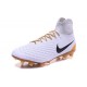 Chaussures de football pour Hommes Nike Magista Obra II FG Blanc Or