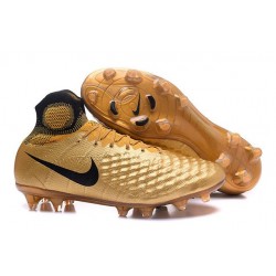 Chaussures de football pour Hommes Nike Magista Obra II FG Noir Or