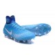 Chaussures de football pour Hommes Nike Magista Obra II FG Bleu Blanc