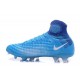 Chaussures de football pour Hommes Nike Magista Obra II FG Bleu Blanc