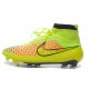 Nouvelle Crampons Nike Magista Obra FG Hommes Jaune Volt Vert