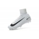 Nouvelles Crampons Nike Mercurial Superfly 5 FG Blanc Noir