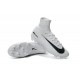 Nouvelles Crampons Nike Mercurial Superfly 5 FG Blanc Noir