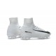 Nouvelles Crampons Nike Mercurial Superfly 5 FG Blanc Noir