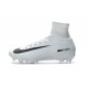 Nouvelles Crampons Nike Mercurial Superfly 5 FG Blanc Noir