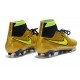 2014 Chaussure de Football Nike Magista Obra FG Or Noir Volt