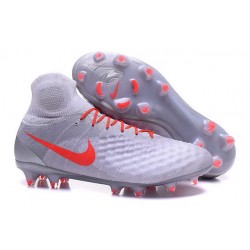 Chaussures de football pour Hommes Nike Magista Obra II FG Gris Orange