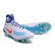 Chaussures de football pour Hommes Nike Magista Obra II FG Blanc Bleu Orange