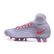 Chaussures de football pour Hommes Nike Magista Obra II FG Gris Orange