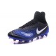 Chaussures de football pour Hommes Nike Magista Obra II FG Noir Bleu Blanc