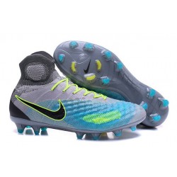 Chaussures de football pour Hommes Nike Magista Obra II FG Platine Noir Vert