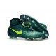 Chaussures de football pour Hommes Nike Magista Obra II FG Turquoise Rio Volt Obsidienne Jade