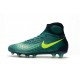 Chaussures de football pour Hommes Nike Magista Obra II FG Turquoise Rio Volt Obsidienne Jade