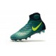 Chaussures de football pour Hommes Nike Magista Obra II FG Turquoise Rio Volt Obsidienne Jade