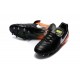 Nike 2016 Chaussures Nike Tiempo Legend VI FG Noir Blanc Hyper Orange Volt