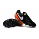 Nike 2016 Chaussures Nike Tiempo Legend VI FG Noir Blanc Hyper Orange Volt