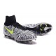 Nike Magista Obra II FG Football Crampons Noir Blanc Jaune