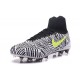 Nike Magista Obra II FG Football Crampons Noir Blanc Jaune