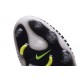 Nike Magista Obra II FG Football Crampons Noir Blanc Jaune