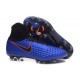 Nike Magista Obra II FG Football Crampons Bleu Noir Orange