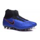 Nike Magista Obra II FG Football Crampons Bleu Noir Orange