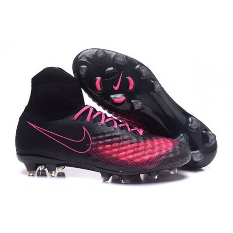 Nike Magista Obra II FG Football Crampons Noir Rose