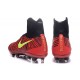 2016 Crampons Nike Magista Obra II FG Football Noir Rouge Jaune